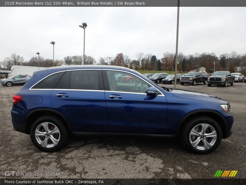 Brilliant Blue Metallic / Silk Beige/Black 2018 Mercedes-Benz GLC 300 4Matic
