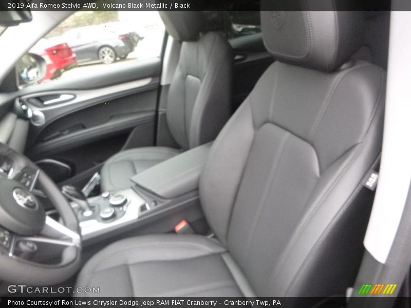 Volcano Black Metallic / Black 2019 Alfa Romeo Stelvio AWD