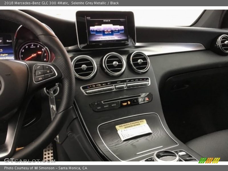 Selenite Grey Metallic / Black 2018 Mercedes-Benz GLC 300 4Matic