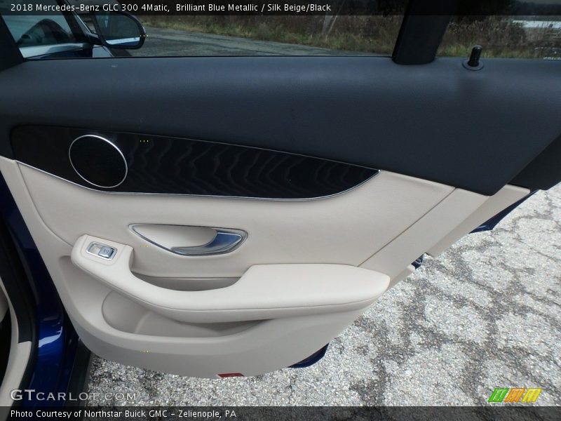 Brilliant Blue Metallic / Silk Beige/Black 2018 Mercedes-Benz GLC 300 4Matic