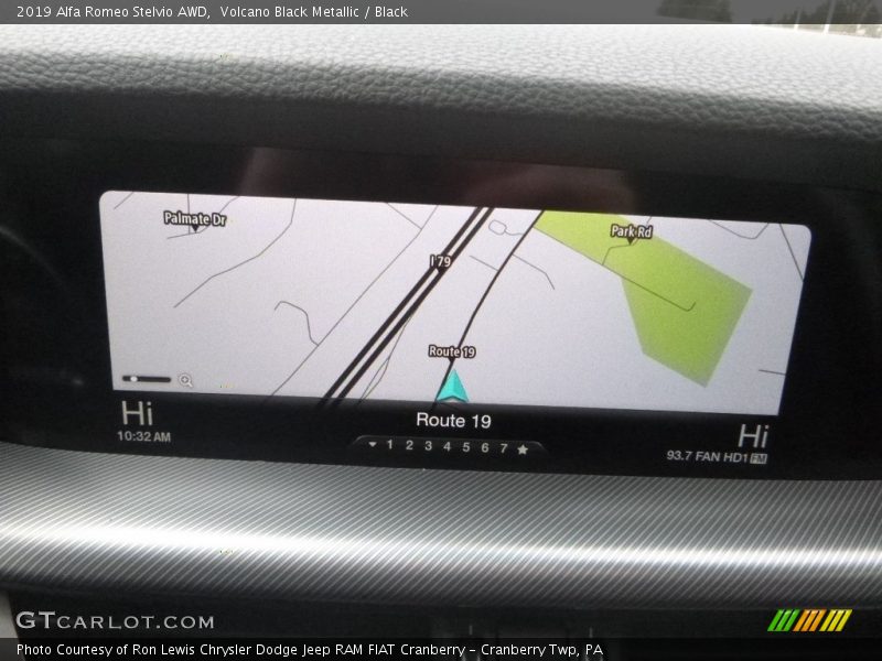 Volcano Black Metallic / Black 2019 Alfa Romeo Stelvio AWD