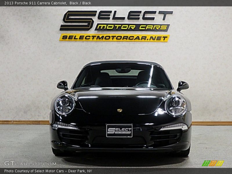 Black / Black 2013 Porsche 911 Carrera Cabriolet