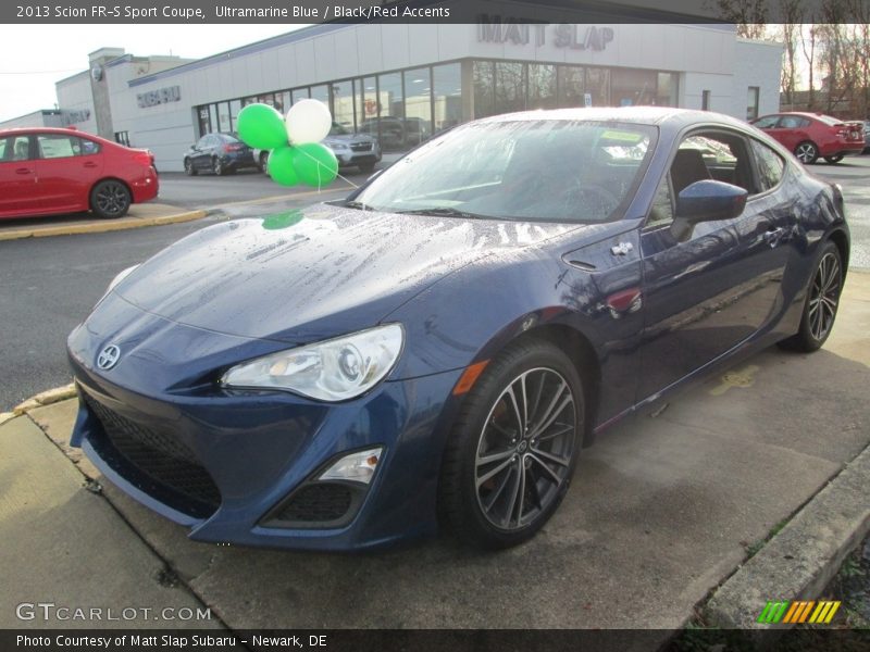 Ultramarine Blue / Black/Red Accents 2013 Scion FR-S Sport Coupe