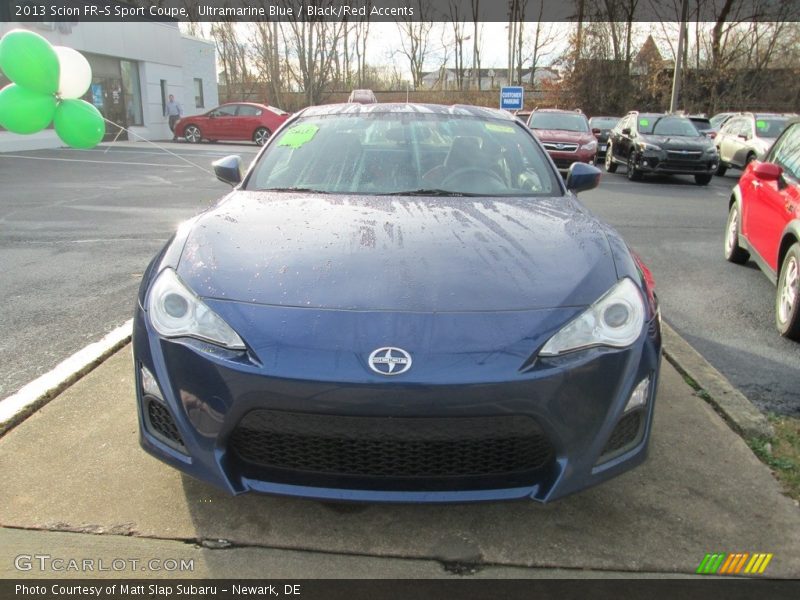 Ultramarine Blue / Black/Red Accents 2013 Scion FR-S Sport Coupe