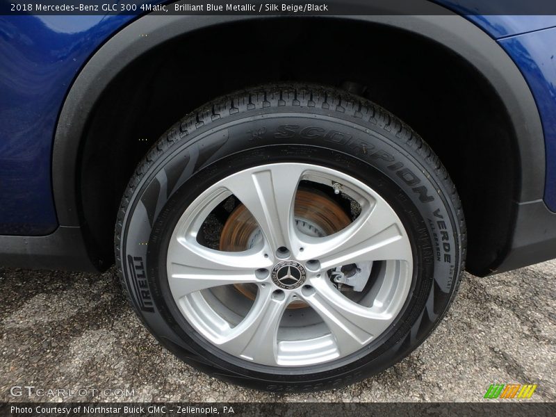 Brilliant Blue Metallic / Silk Beige/Black 2018 Mercedes-Benz GLC 300 4Matic