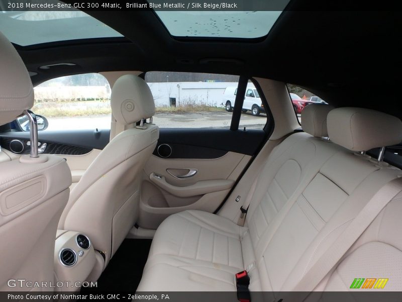 Brilliant Blue Metallic / Silk Beige/Black 2018 Mercedes-Benz GLC 300 4Matic