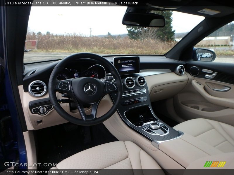 Brilliant Blue Metallic / Silk Beige/Black 2018 Mercedes-Benz GLC 300 4Matic