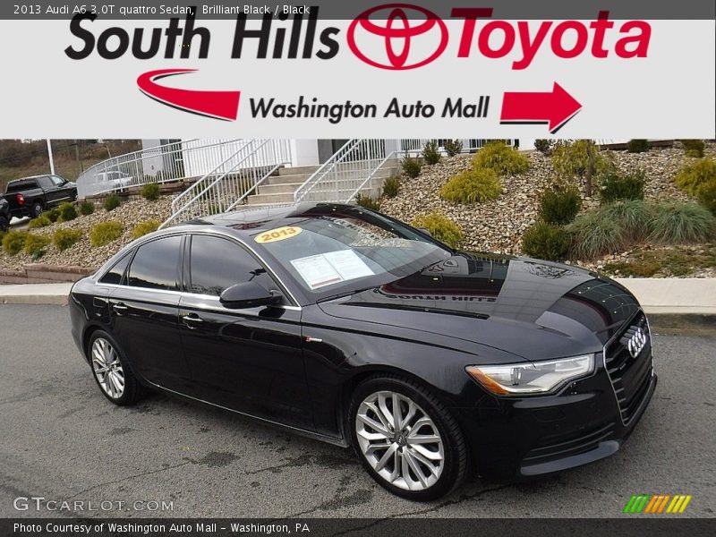 Brilliant Black / Black 2013 Audi A6 3.0T quattro Sedan