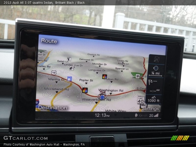 Brilliant Black / Black 2013 Audi A6 3.0T quattro Sedan