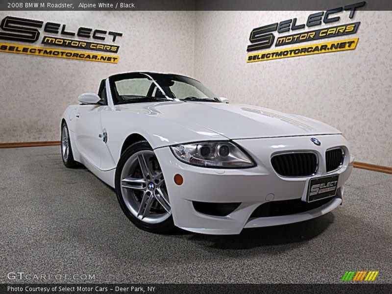 Alpine White / Black 2008 BMW M Roadster