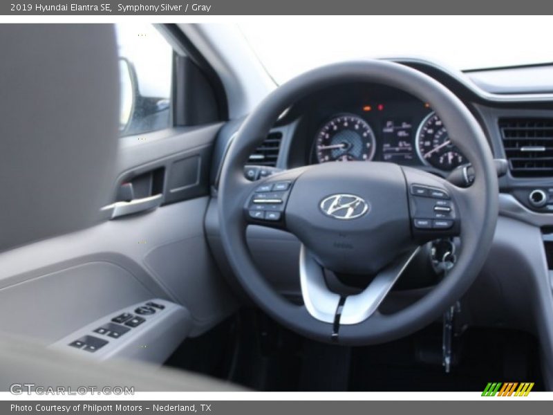 Symphony Silver / Gray 2019 Hyundai Elantra SE