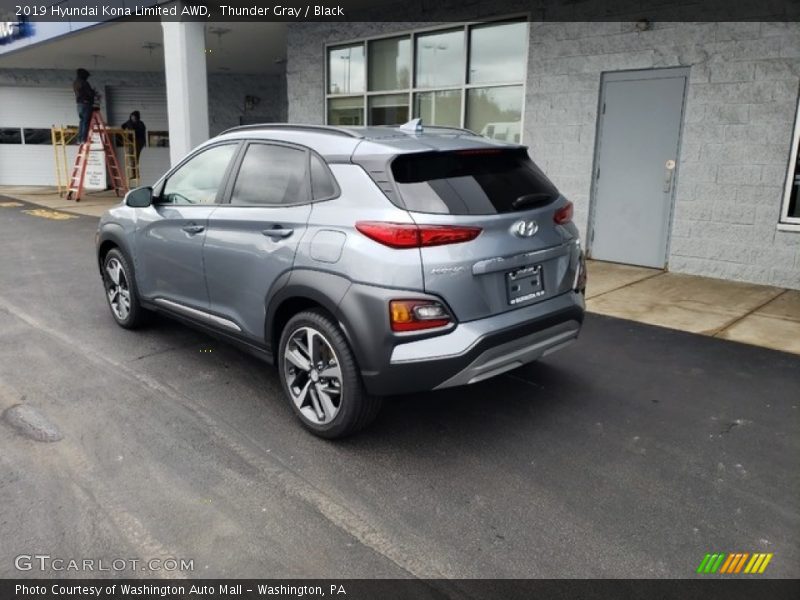 Thunder Gray / Black 2019 Hyundai Kona Limited AWD