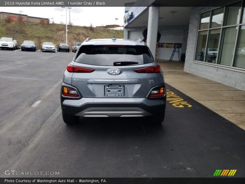 Thunder Gray / Black 2019 Hyundai Kona Limited AWD