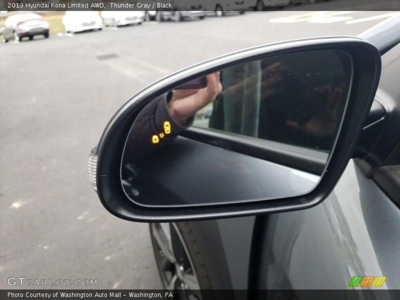 Thunder Gray / Black 2019 Hyundai Kona Limited AWD
