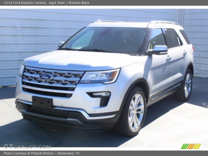 Ingot Silver / Medium Black 2019 Ford Explorer Limited