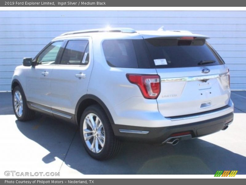 Ingot Silver / Medium Black 2019 Ford Explorer Limited