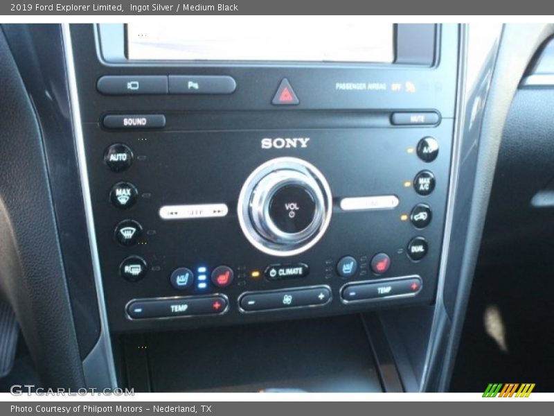 Ingot Silver / Medium Black 2019 Ford Explorer Limited