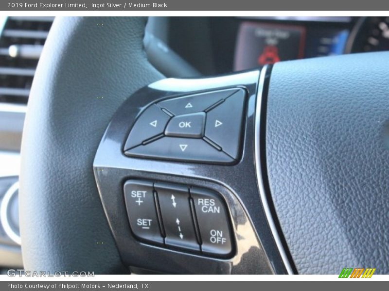 Ingot Silver / Medium Black 2019 Ford Explorer Limited
