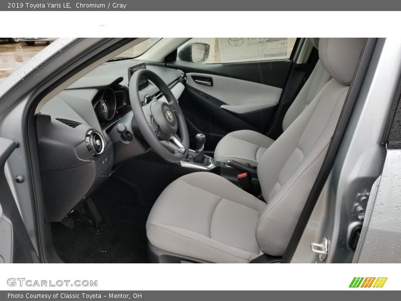  2019 Yaris LE Gray Interior