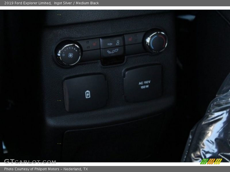 Ingot Silver / Medium Black 2019 Ford Explorer Limited