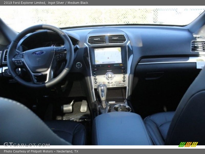 Ingot Silver / Medium Black 2019 Ford Explorer Limited