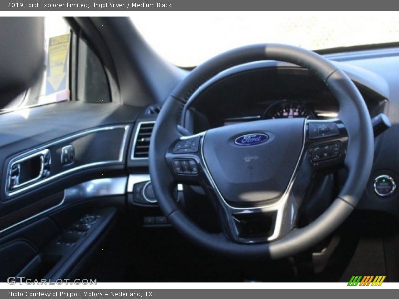 Ingot Silver / Medium Black 2019 Ford Explorer Limited