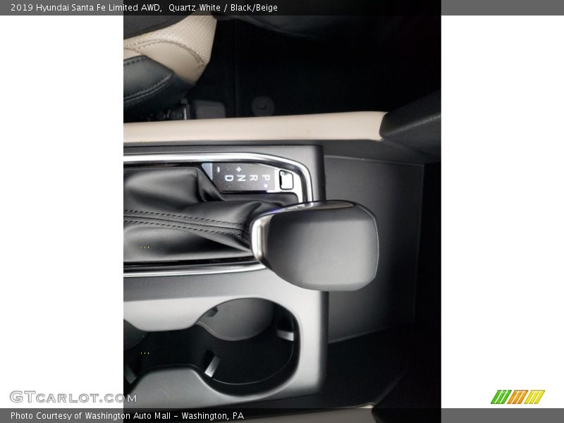 Quartz White / Black/Beige 2019 Hyundai Santa Fe Limited AWD