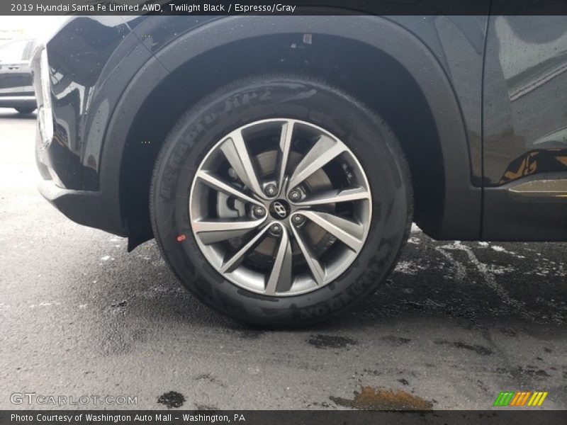Twilight Black / Espresso/Gray 2019 Hyundai Santa Fe Limited AWD