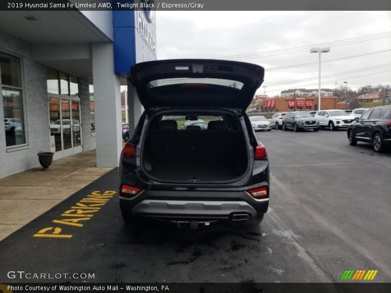 Twilight Black / Espresso/Gray 2019 Hyundai Santa Fe Limited AWD