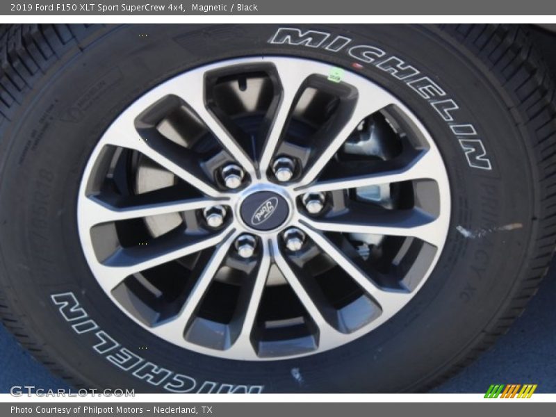 Magnetic / Black 2019 Ford F150 XLT Sport SuperCrew 4x4