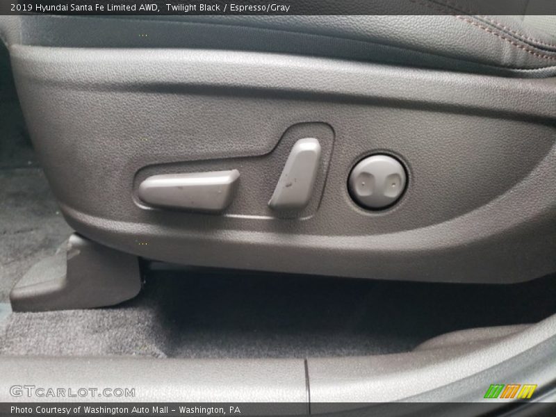 Twilight Black / Espresso/Gray 2019 Hyundai Santa Fe Limited AWD