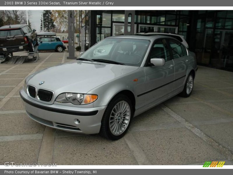 Titanium Silver Metallic / Grey 2003 BMW 3 Series 330xi Sedan