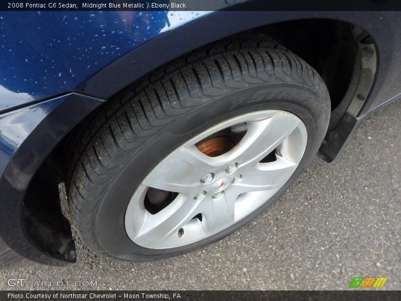 Midnight Blue Metallic / Ebony Black 2008 Pontiac G6 Sedan