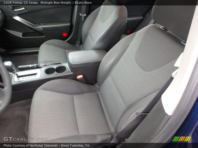 Midnight Blue Metallic / Ebony Black 2008 Pontiac G6 Sedan