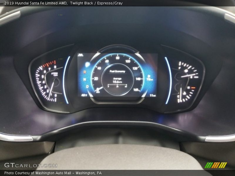 Twilight Black / Espresso/Gray 2019 Hyundai Santa Fe Limited AWD