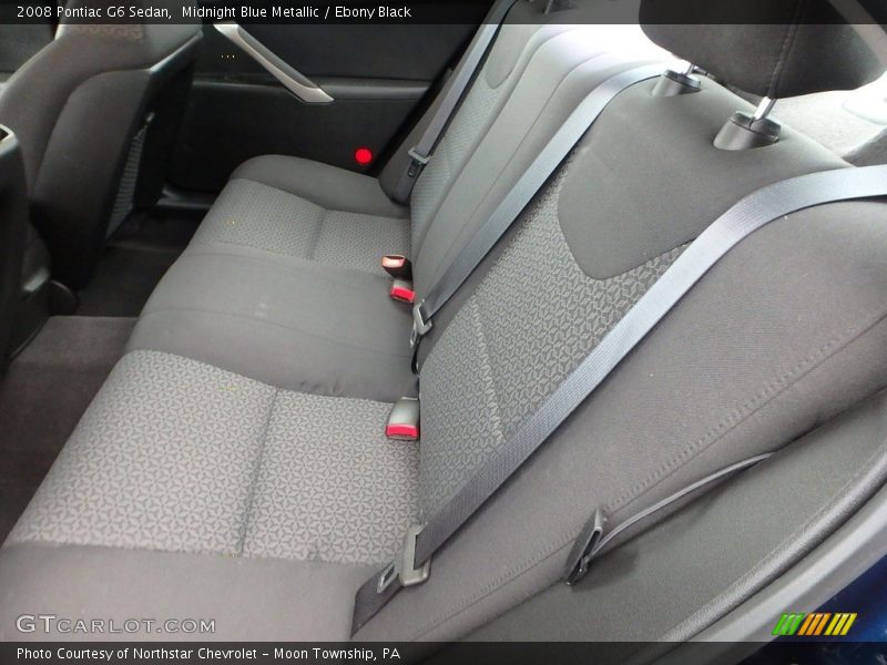 Midnight Blue Metallic / Ebony Black 2008 Pontiac G6 Sedan