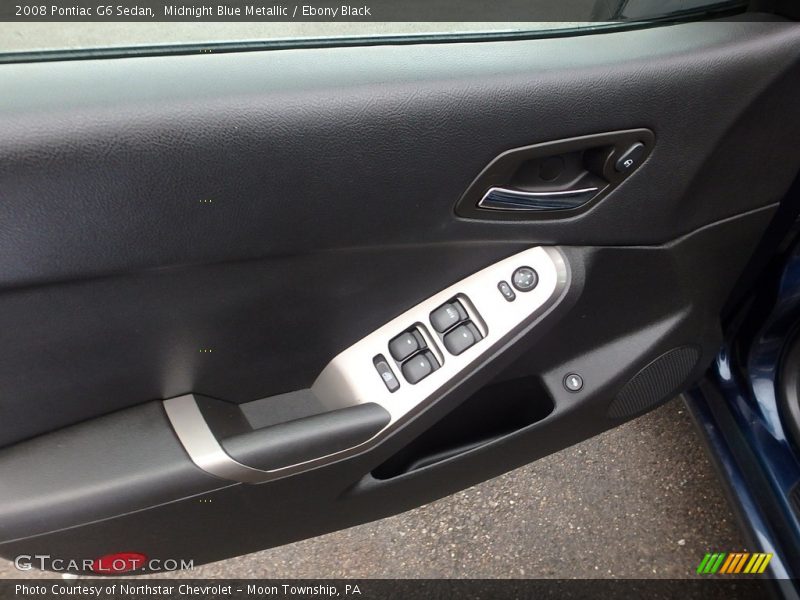Midnight Blue Metallic / Ebony Black 2008 Pontiac G6 Sedan