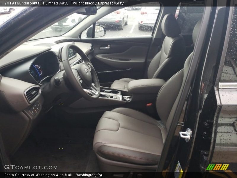 Twilight Black / Espresso/Gray 2019 Hyundai Santa Fe Limited AWD