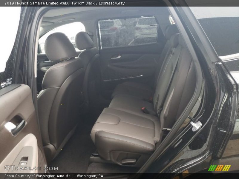 Twilight Black / Espresso/Gray 2019 Hyundai Santa Fe Limited AWD