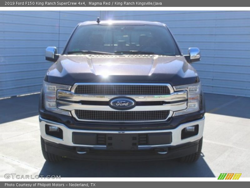 Magma Red / King Ranch Kingsville/Java 2019 Ford F150 King Ranch SuperCrew 4x4