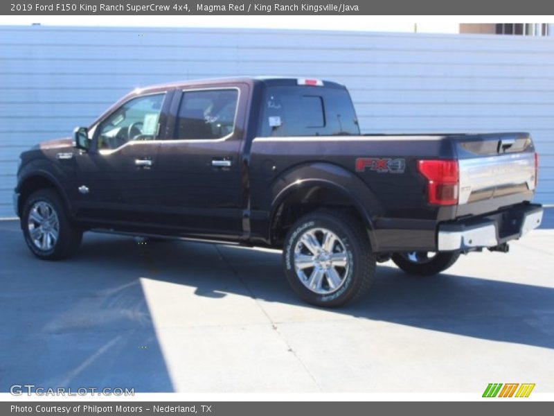 Magma Red / King Ranch Kingsville/Java 2019 Ford F150 King Ranch SuperCrew 4x4