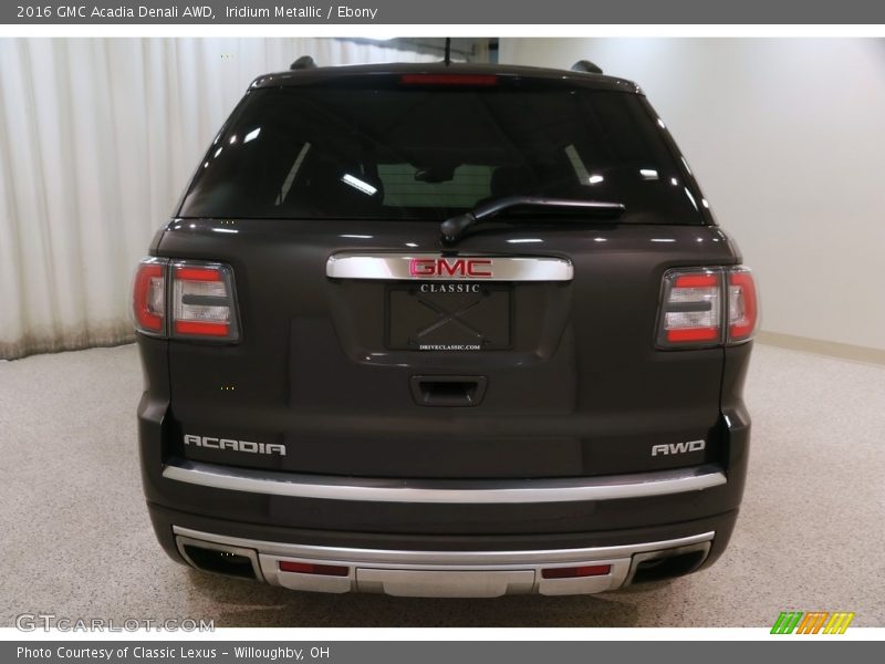 Iridium Metallic / Ebony 2016 GMC Acadia Denali AWD