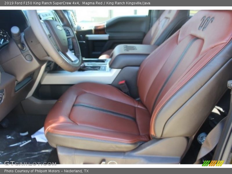 Magma Red / King Ranch Kingsville/Java 2019 Ford F150 King Ranch SuperCrew 4x4