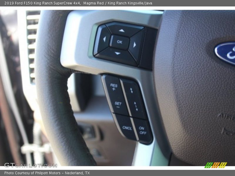 Magma Red / King Ranch Kingsville/Java 2019 Ford F150 King Ranch SuperCrew 4x4