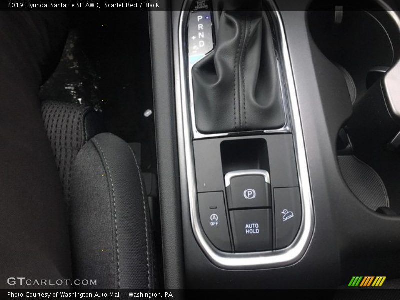 Scarlet Red / Black 2019 Hyundai Santa Fe SE AWD