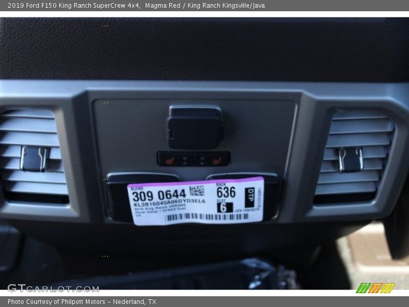 Magma Red / King Ranch Kingsville/Java 2019 Ford F150 King Ranch SuperCrew 4x4