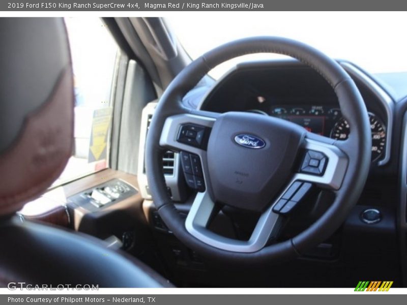 Magma Red / King Ranch Kingsville/Java 2019 Ford F150 King Ranch SuperCrew 4x4