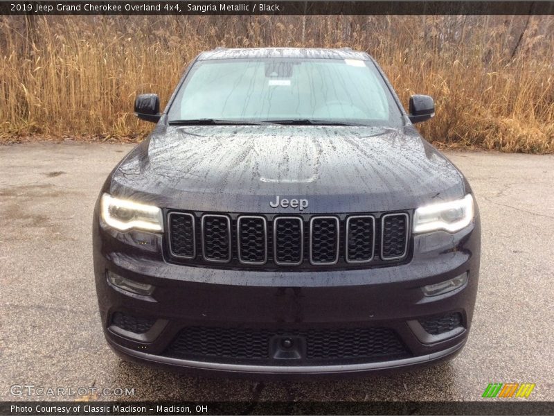 Sangria Metallic / Black 2019 Jeep Grand Cherokee Overland 4x4