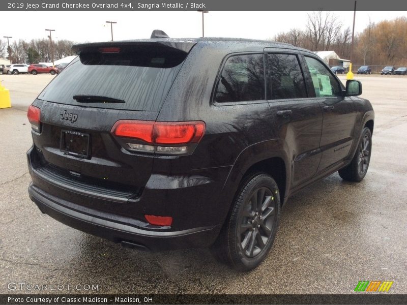 Sangria Metallic / Black 2019 Jeep Grand Cherokee Overland 4x4