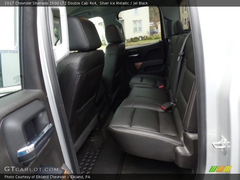 Silver Ice Metallic / Jet Black 2017 Chevrolet Silverado 1500 LTZ Double Cab 4x4